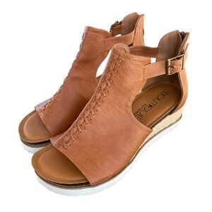 Boutique‎ By Corkys Sugar City Espadrille Sandals Size 9 Brown